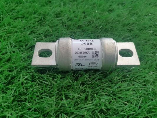 Fusibile automobilistico da 200 Amp Fusibile da 500 V CC per caricabatterie EV Fusibile HRC prodotto in Cina