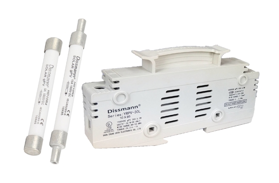 Fusibile solare di 10×85 Pv, micro norma della valvola a cartuccia 30 di amp bianco IEC60269.6