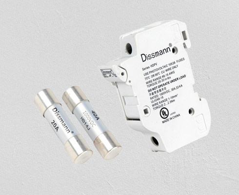 fusibile del sistema di immagazzinamento dell'energia 100A, pannelli solari tubo della fibra di 10 x 38 valvole a cartuccia
