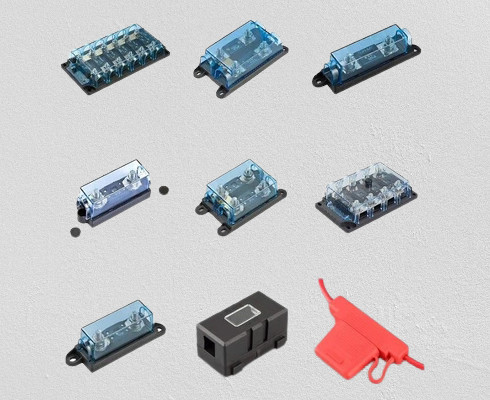 Supporto in-linea impermeabile del fusibile di CC, scatola automobilistica del pannello del fusibile di DFN
