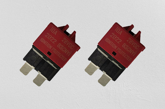 Corrente nominale Resettable rossa del fusibile 28VDC 5A della lama dell'interruttore