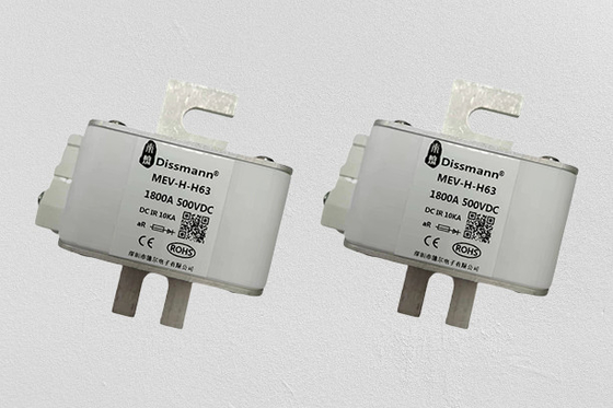 Fusibile bianco 1800A, 500v fusibile ceramico IEC60269 di protezione a semiconduttore